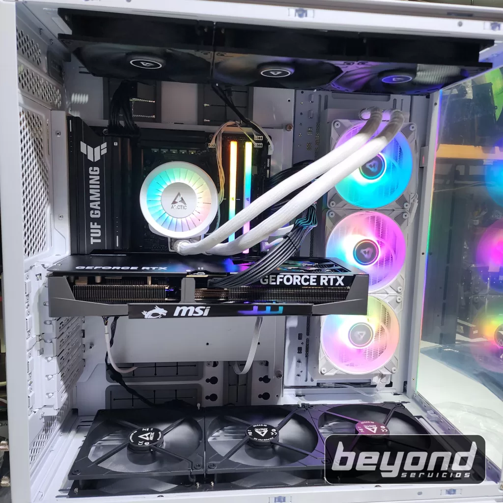 Armado de PC gamer con Ryzen 7 9800X3D, 32Gb DDR5, MSI GeForce RTX 4080